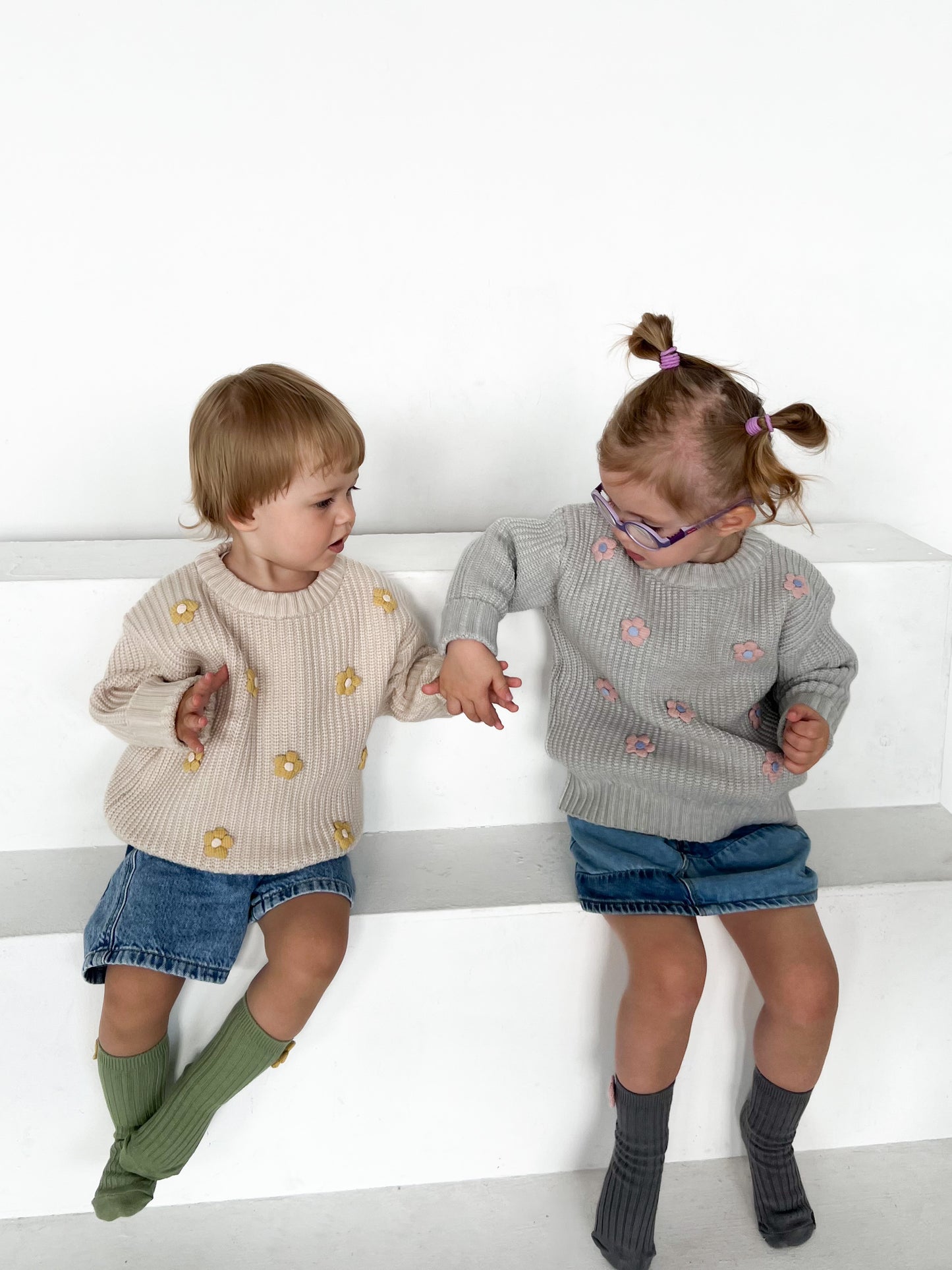 Vaikiškos žalios kojinės