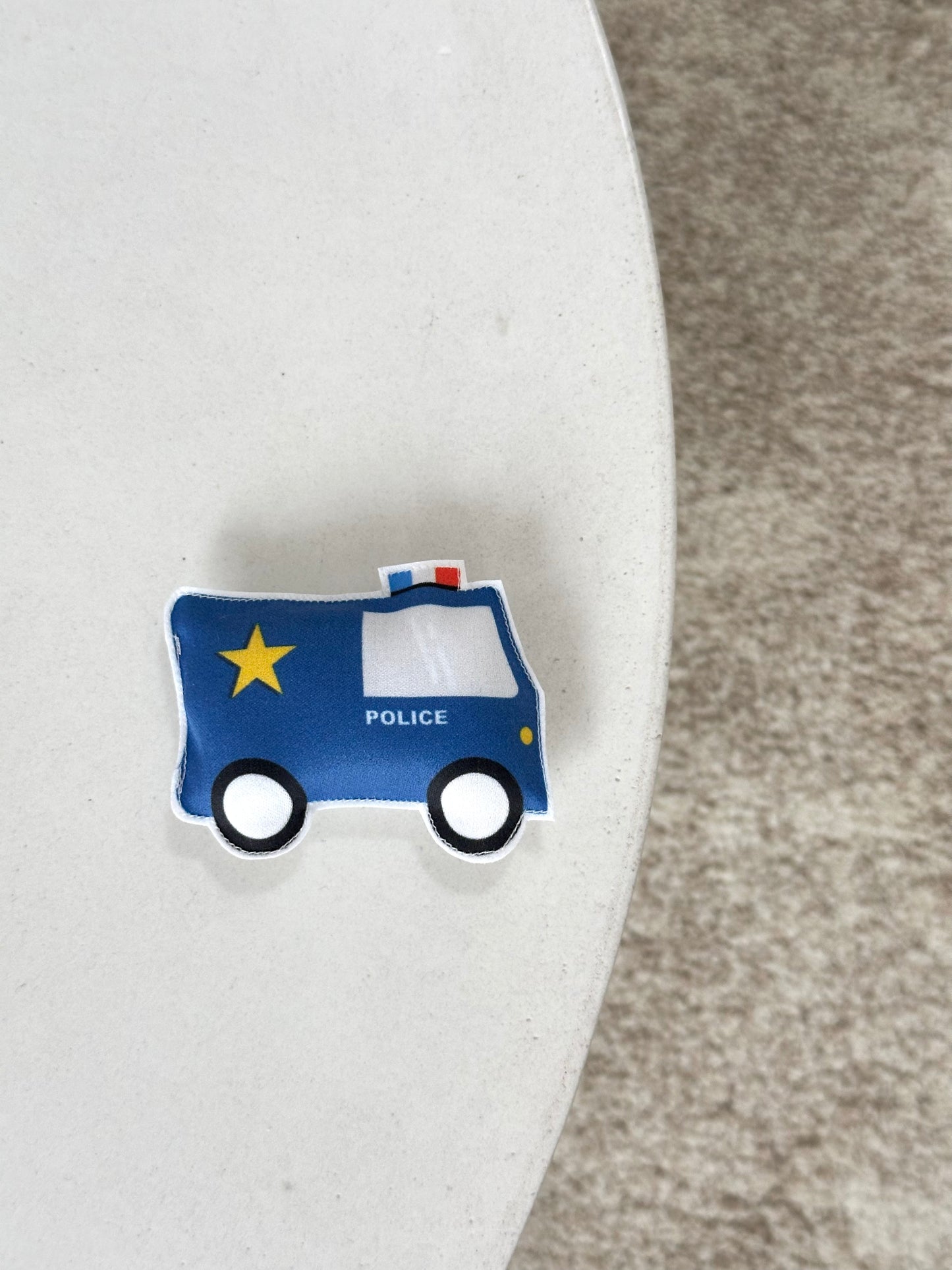 Policijos mašinėlė lipinama dekoracija