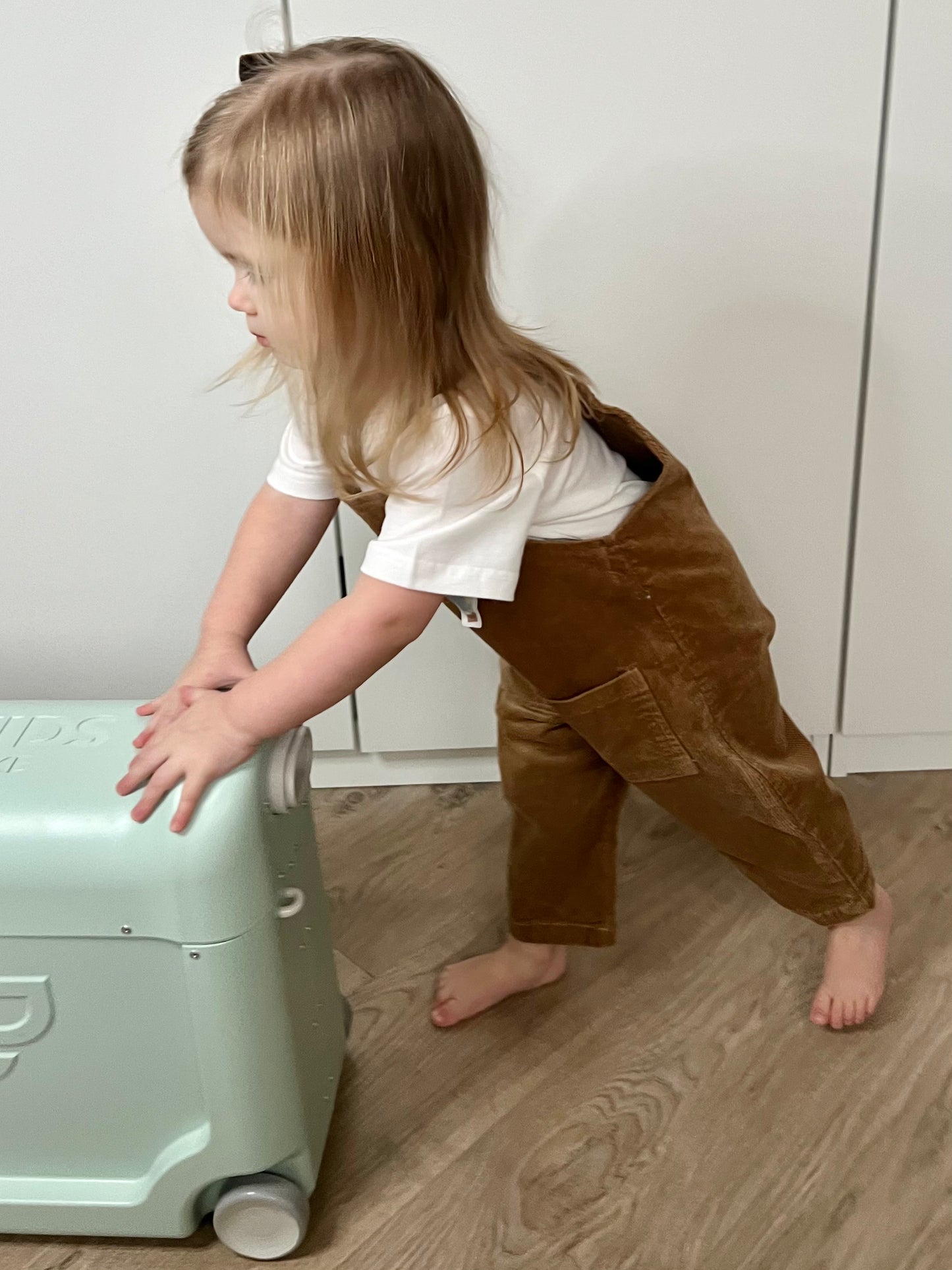 Brown jumpsuit and 2 changeable decorations