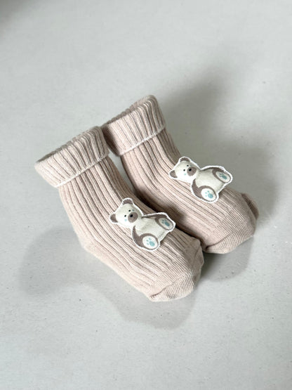 Baby slippers with optional PIN.ME decoration (3-6 months)